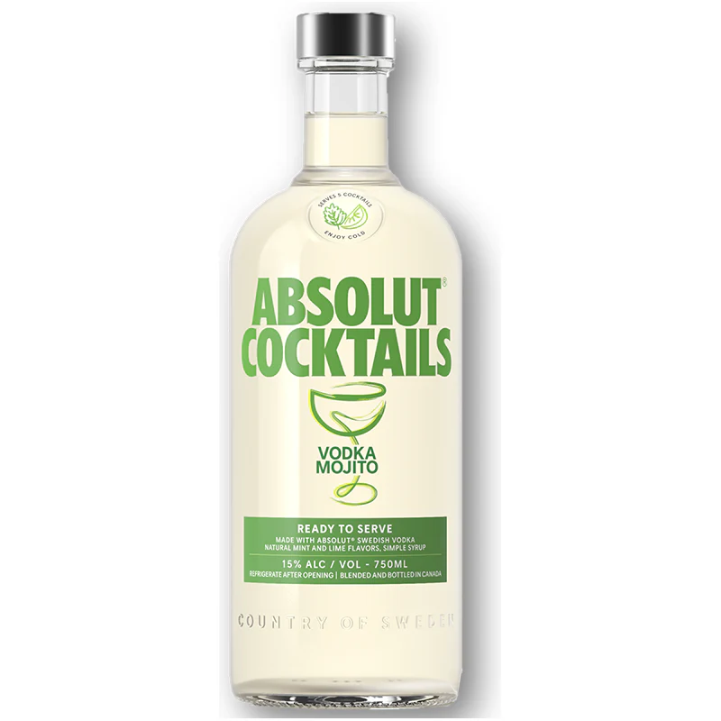 Absolut Cocktails Vodka Mojito