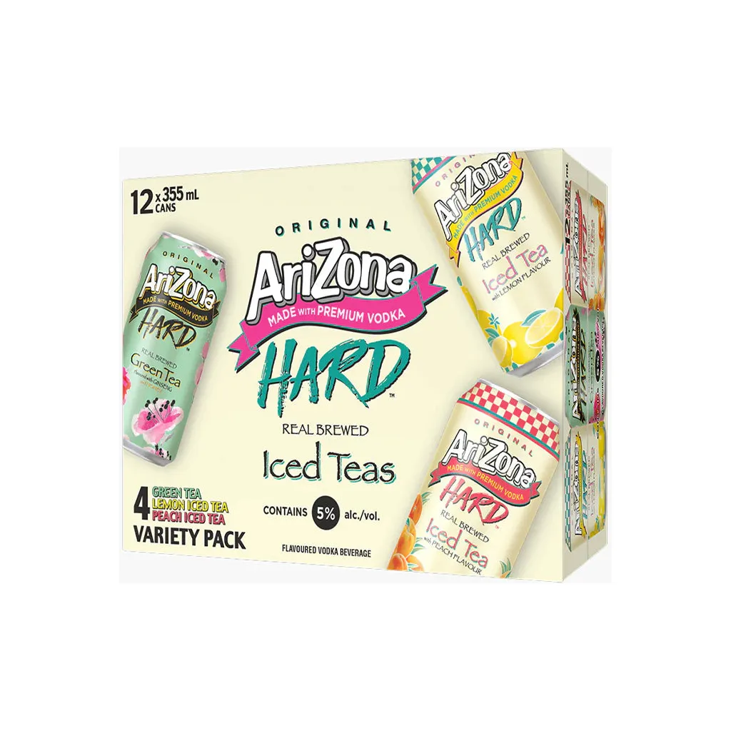 Arizona Hard Iced Teas Variety Pack 12 Cans