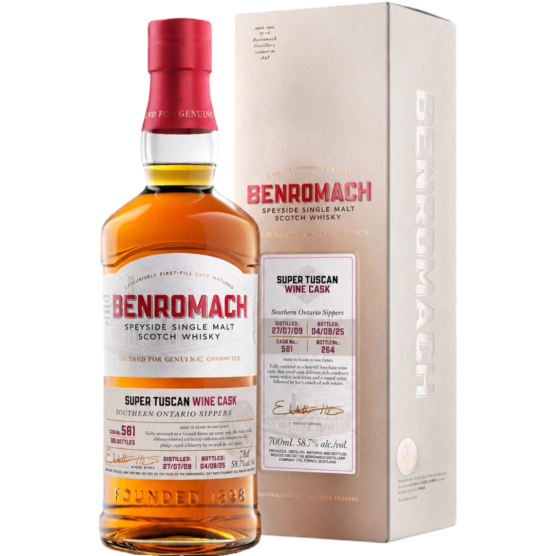 Benromach x Southern Ontario Sippers Super Tuscan Wine Cask 2009 16 Year Old
