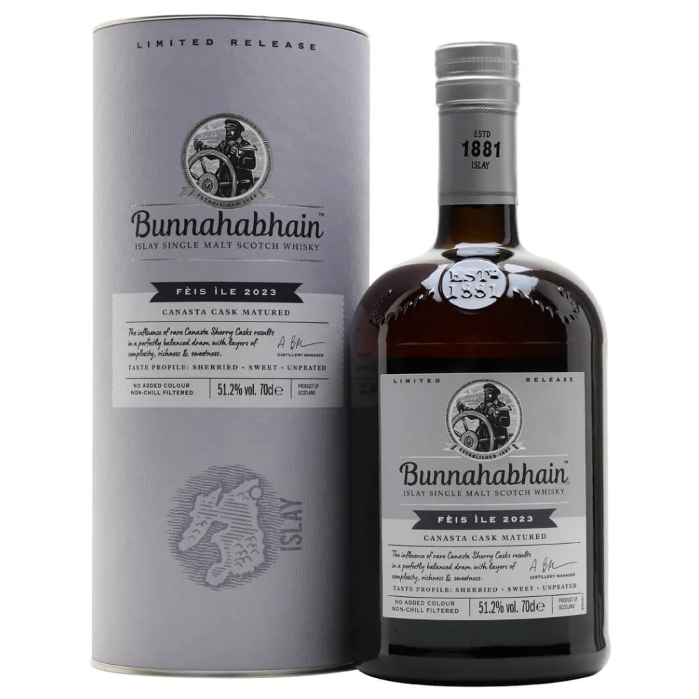 Bunnahabhain Feis Ile 2023 Canasta Cask 51.2% ABV 700ml