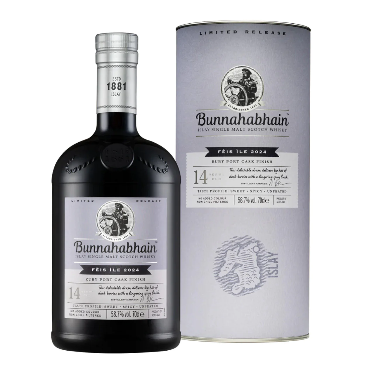 Bunnahabhain Feis Ile 2024 Ruby Cask Finish 58.7% ABV