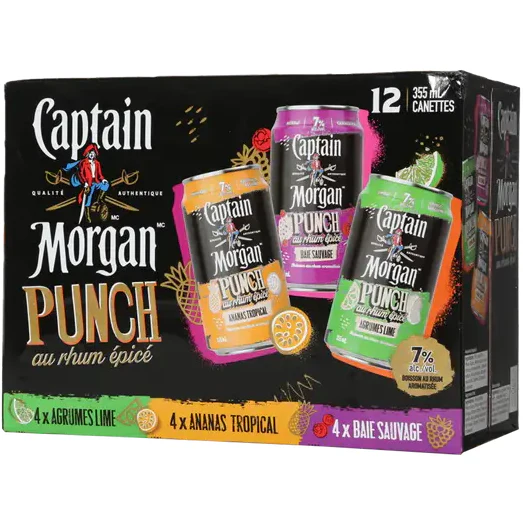 Captain Morgan Spiced Rum Punch Variety Pack