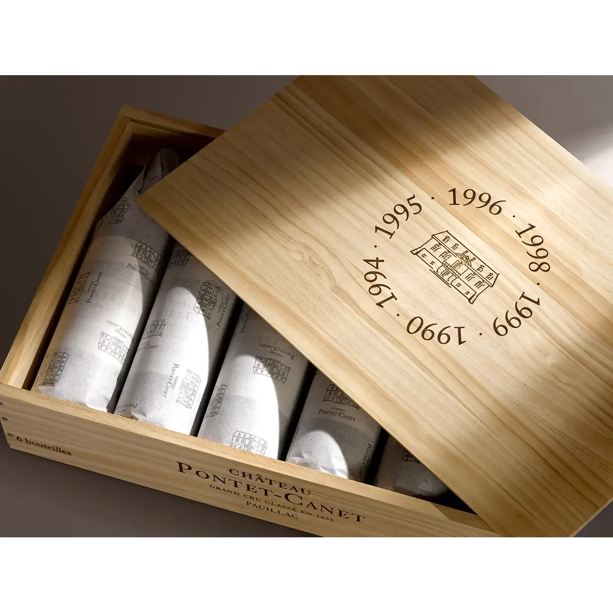 Chateau Pontet-Canet 1990'S Verticle Pack - Image 2