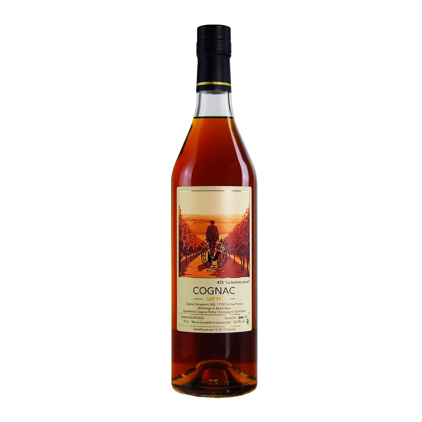 Malternative No. 35 'La bonne cause' Cognac Petite Champagne Grosperrin Lot 71 1971