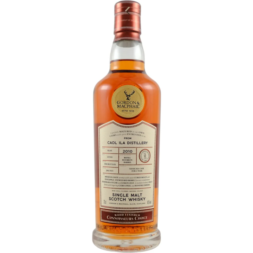 Gordon & MacPhail Connoisseur's Choice Caol Ila 2010 Sassicaia Finish 45% ABV