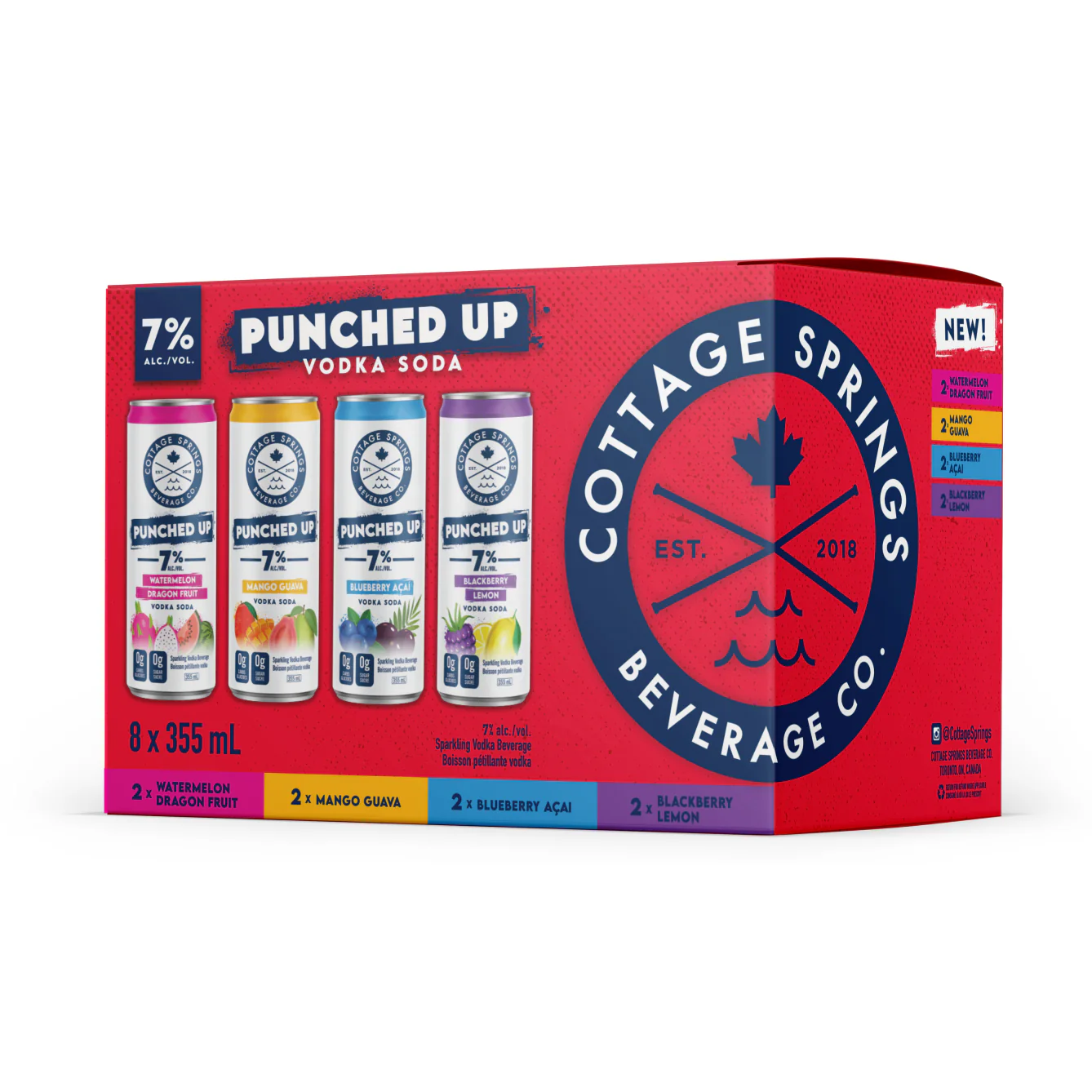 Cottage Springs Punched Up Variety 8 Cans