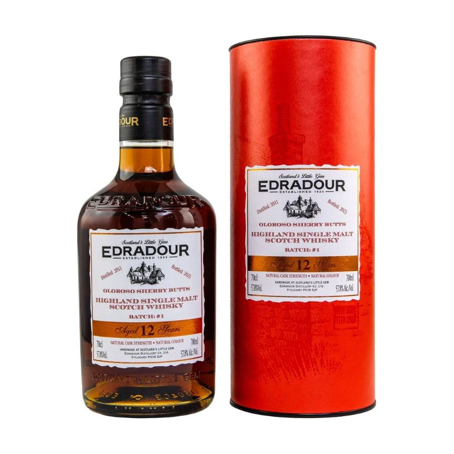 Edradour 2011 12 Year Old Sherry Cask Strength Batch #1 57.8% ABV