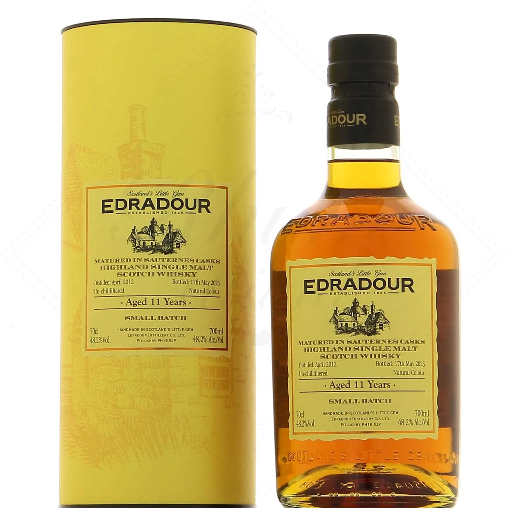 Edradour 2012 11 Year Old Sauternes Matured 48.2% ABV