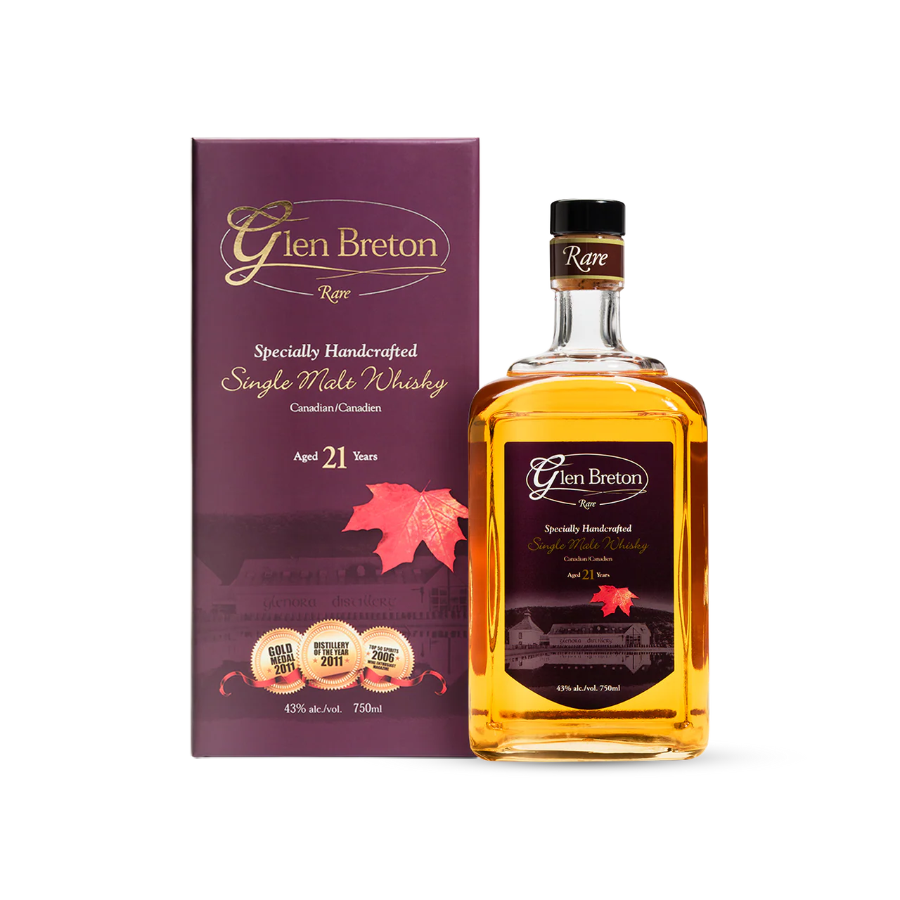 Glen Breton Rare 21 Year Old Single Malt Canadian Whisky