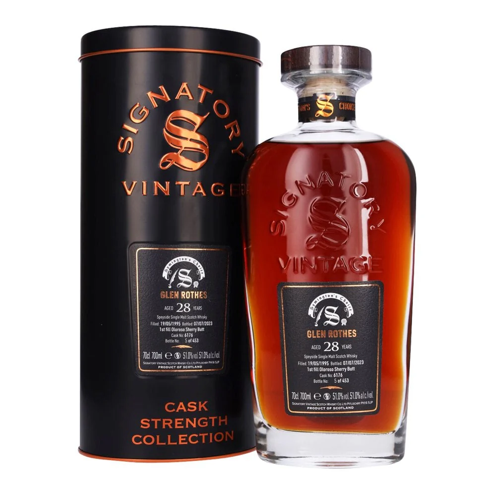 Signatory Vintage Glenrothes 1995 28 Year Old Symington's Choice 51% ABV