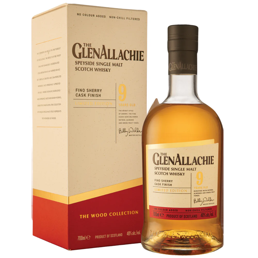 The GlenAllachie 9 Year Old Fino Sherry Cask 48% ABV