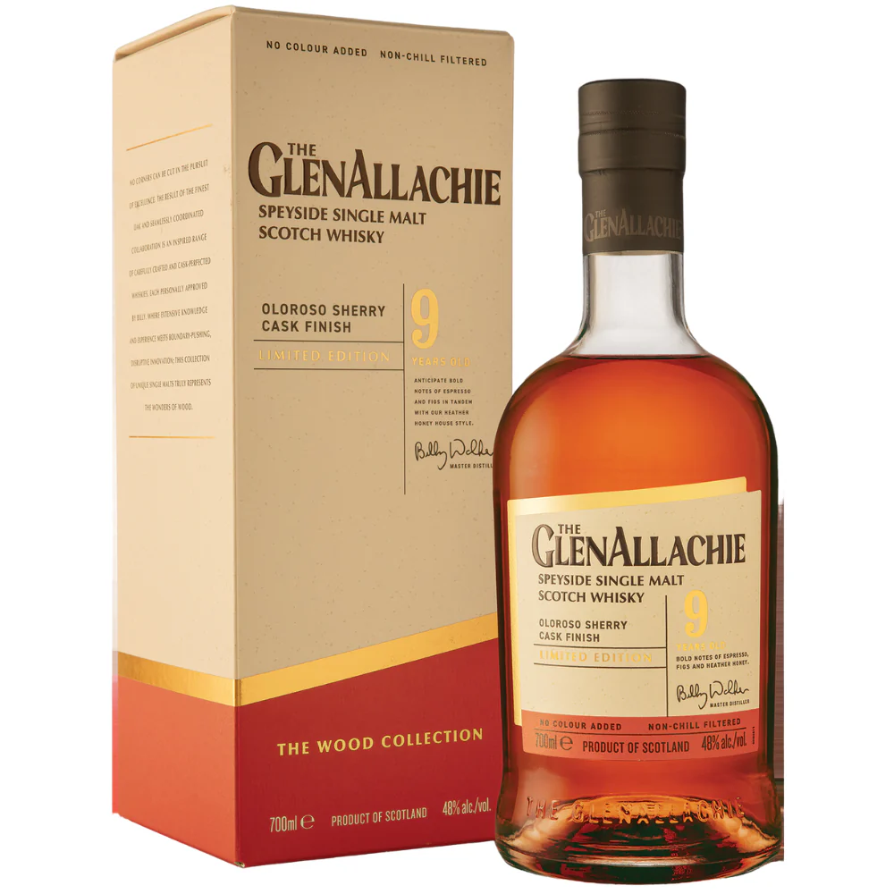 The GlenAllachie 9 Year Old Oloroso Sherry Cask 48% ABV
