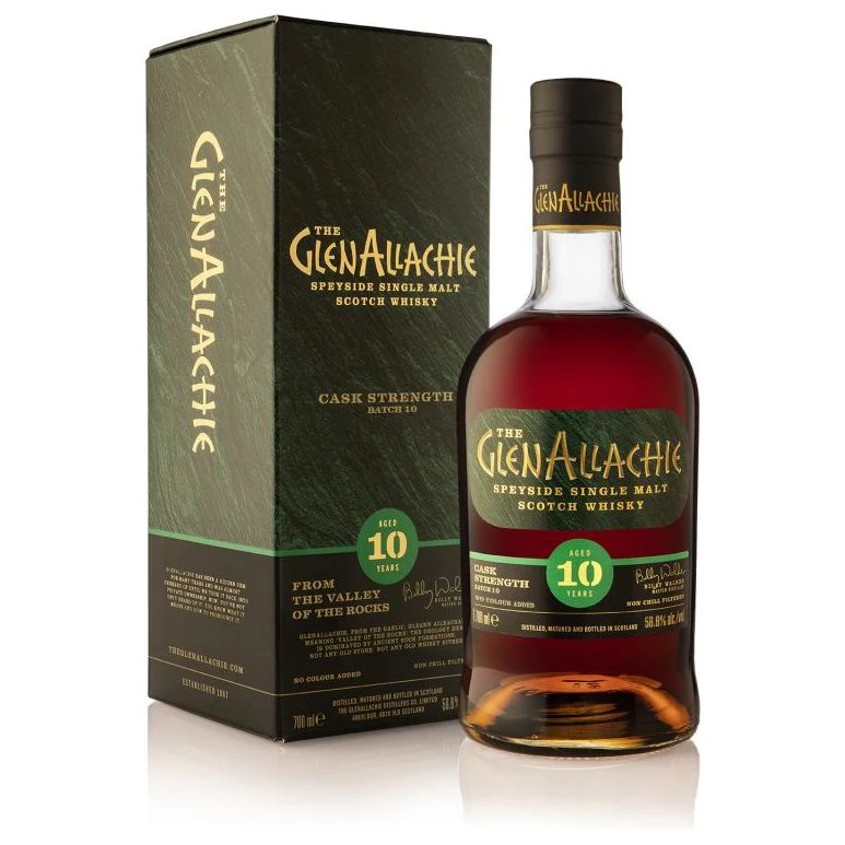 The GlenAllachie 10 Year Old Cask Strength Batch 10 58.6% ABV