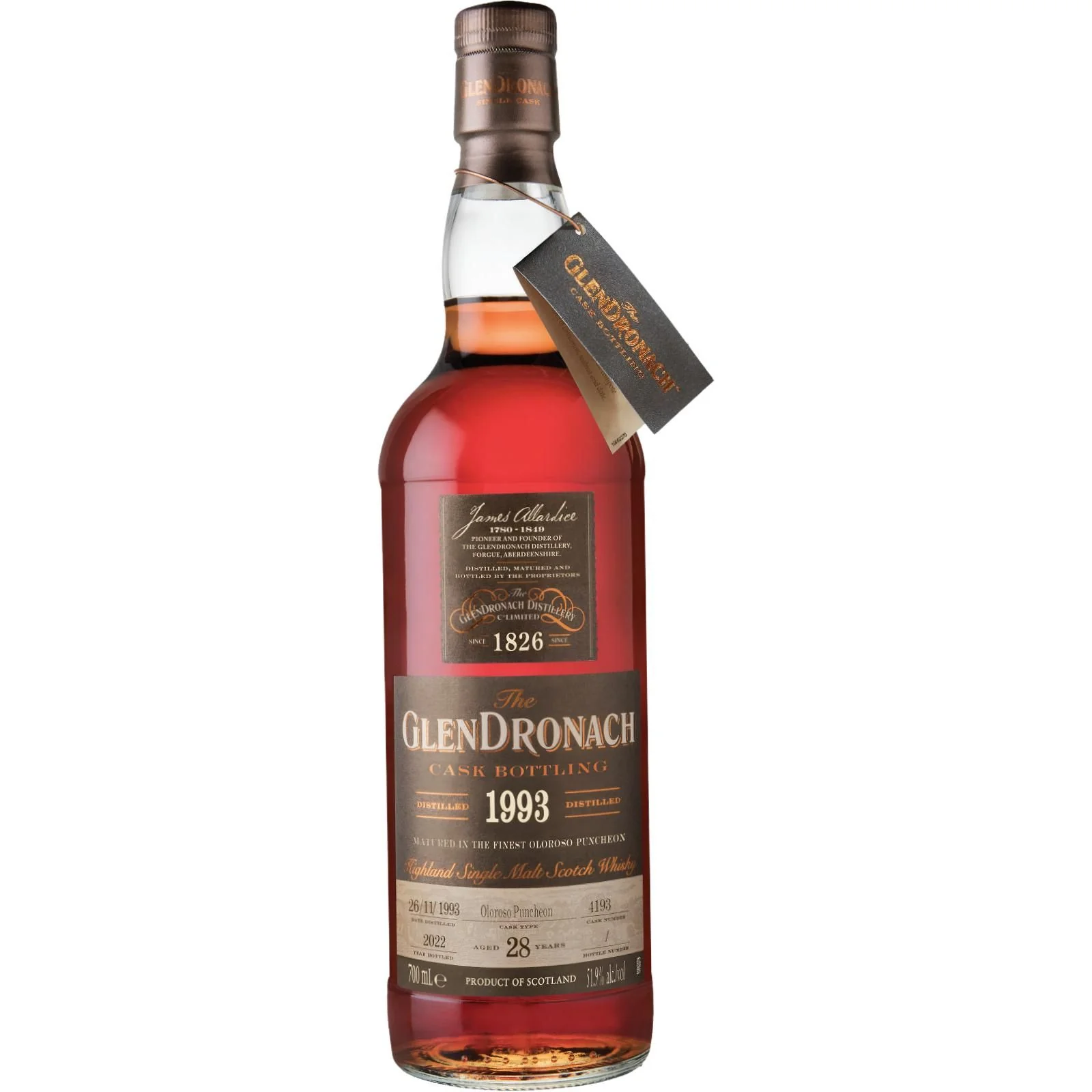 The GlenDronach 1993 28 Year Old Cask # 4193 - Image 2