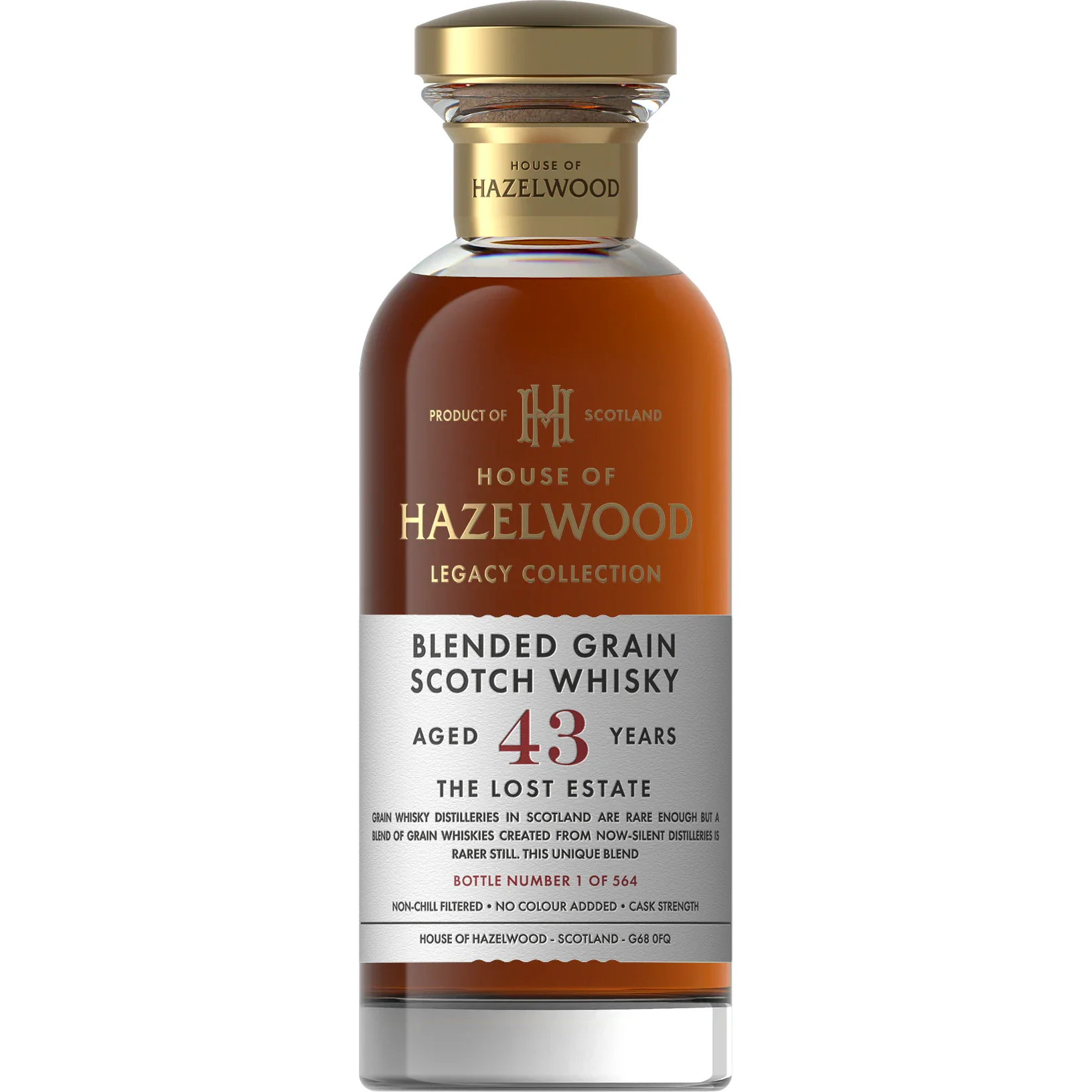 House of Hazelwood The Lost Estate 43 Year Old 41.6% ABV