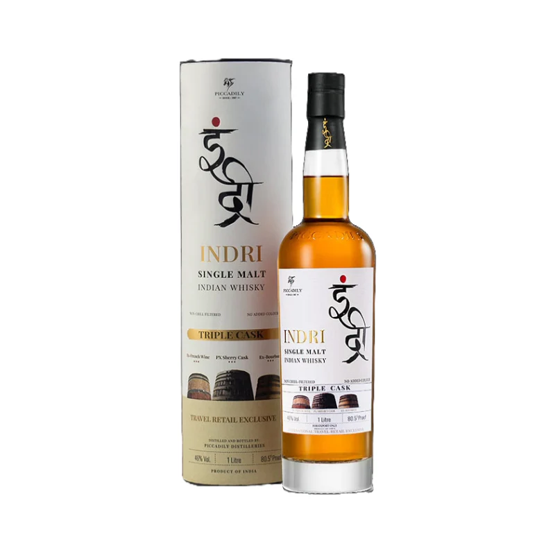 Indri Triple Cask Indian Single Malt 1L