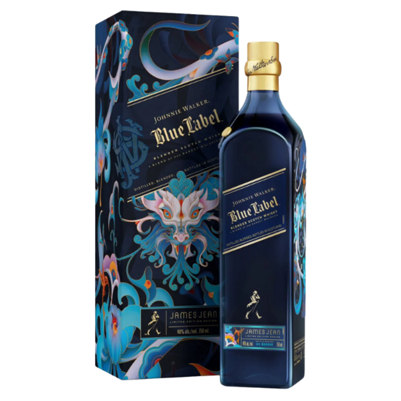 Johnnie Walker Blue Label Lunar New Year Old 2024 Year Old of the Dragon