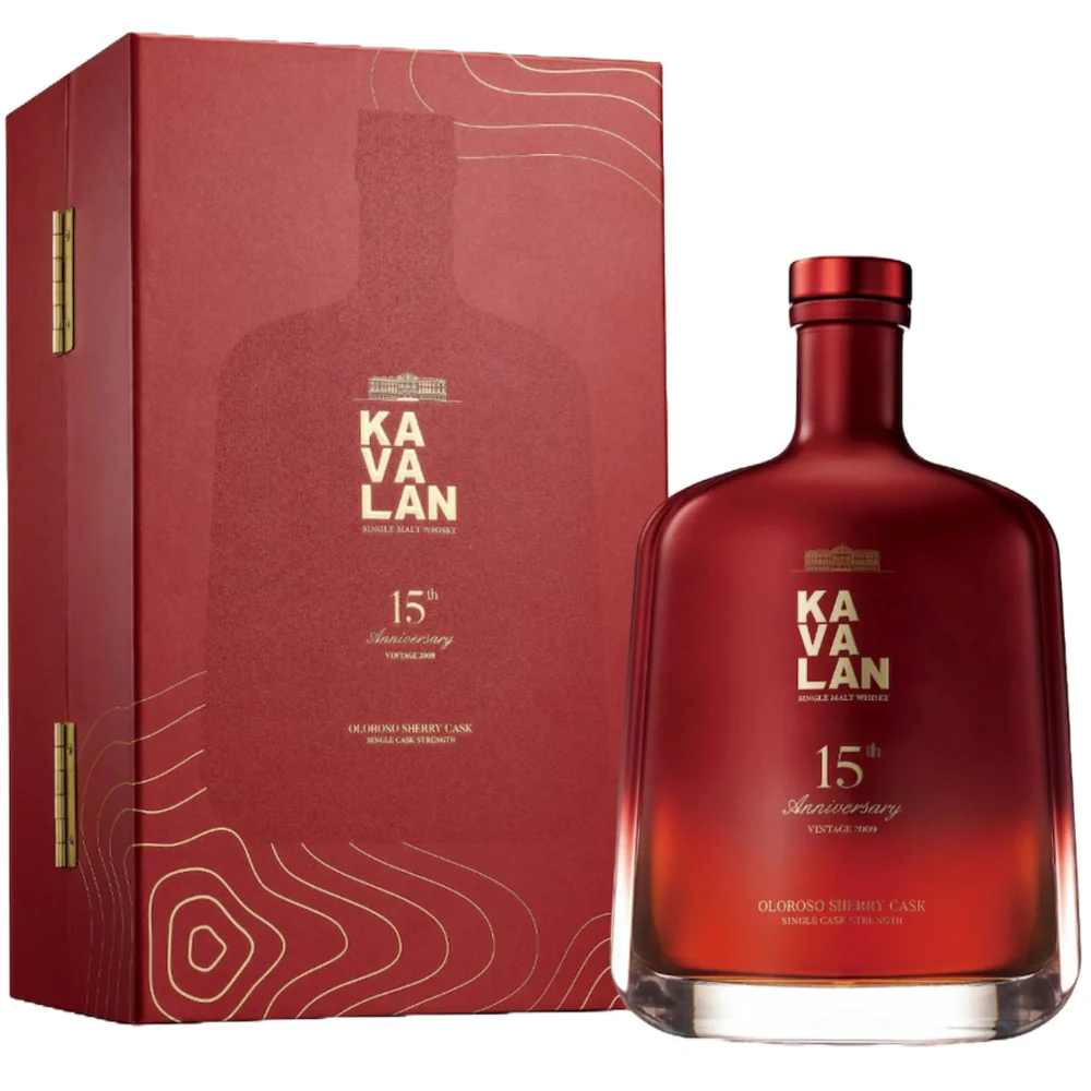 Kavalan 15th Anniversary Vintage 2009 Oloroso Sherry Taiwanese Single Malt Whisky 57.10% ABV