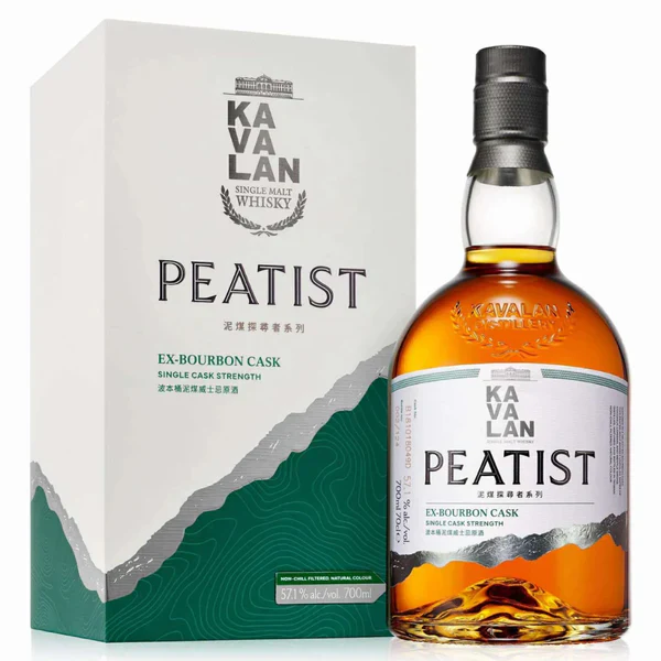 Kavalan Peatist Ex-Bourbon Cask Finish Taiwanese Single Malt Whisky