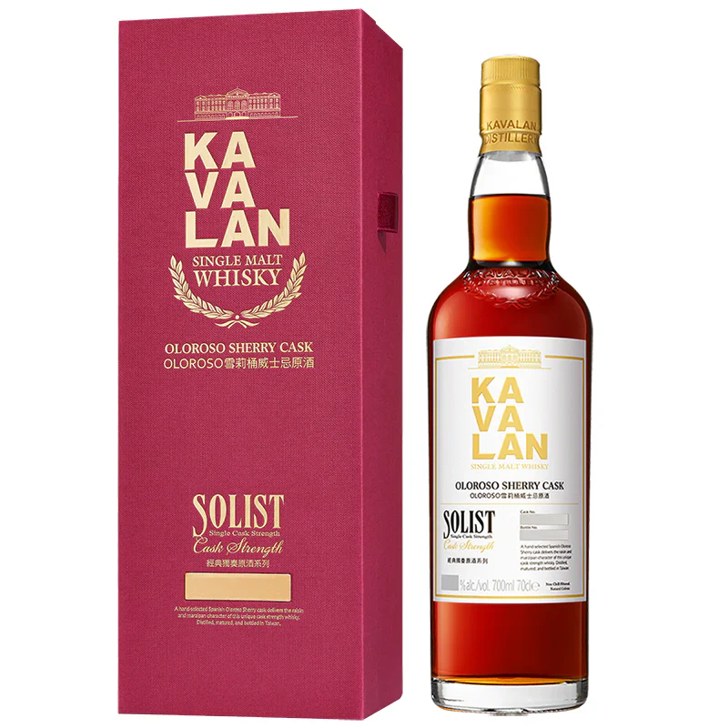 Kavalan Solist Oloroso Sherry Cask Taiwanese Single Malt Whisky 57.80% ABV