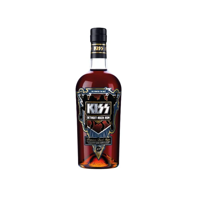 KISS 'Detroit Rock' Premium Dark Rum