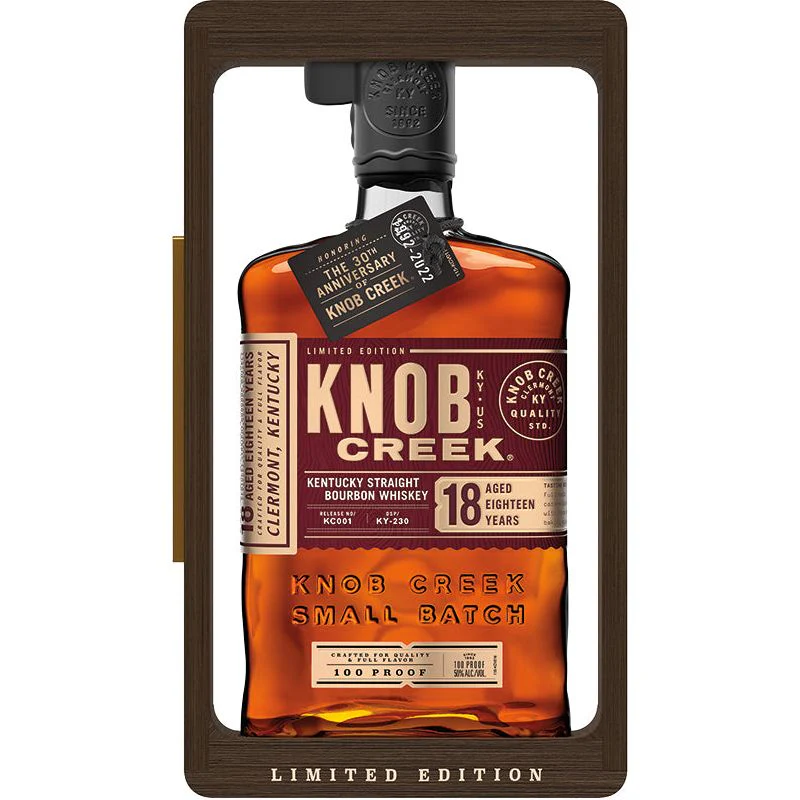 Knob Creek 18 Year Old Bourbon