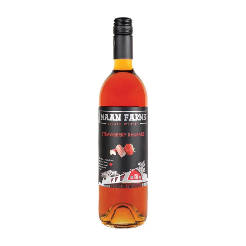 Maan Farms Strawberry Rhubarb Fruit Wine 750ml