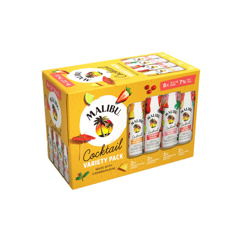 Malibu Cocktail Variety Pack 8 Cans