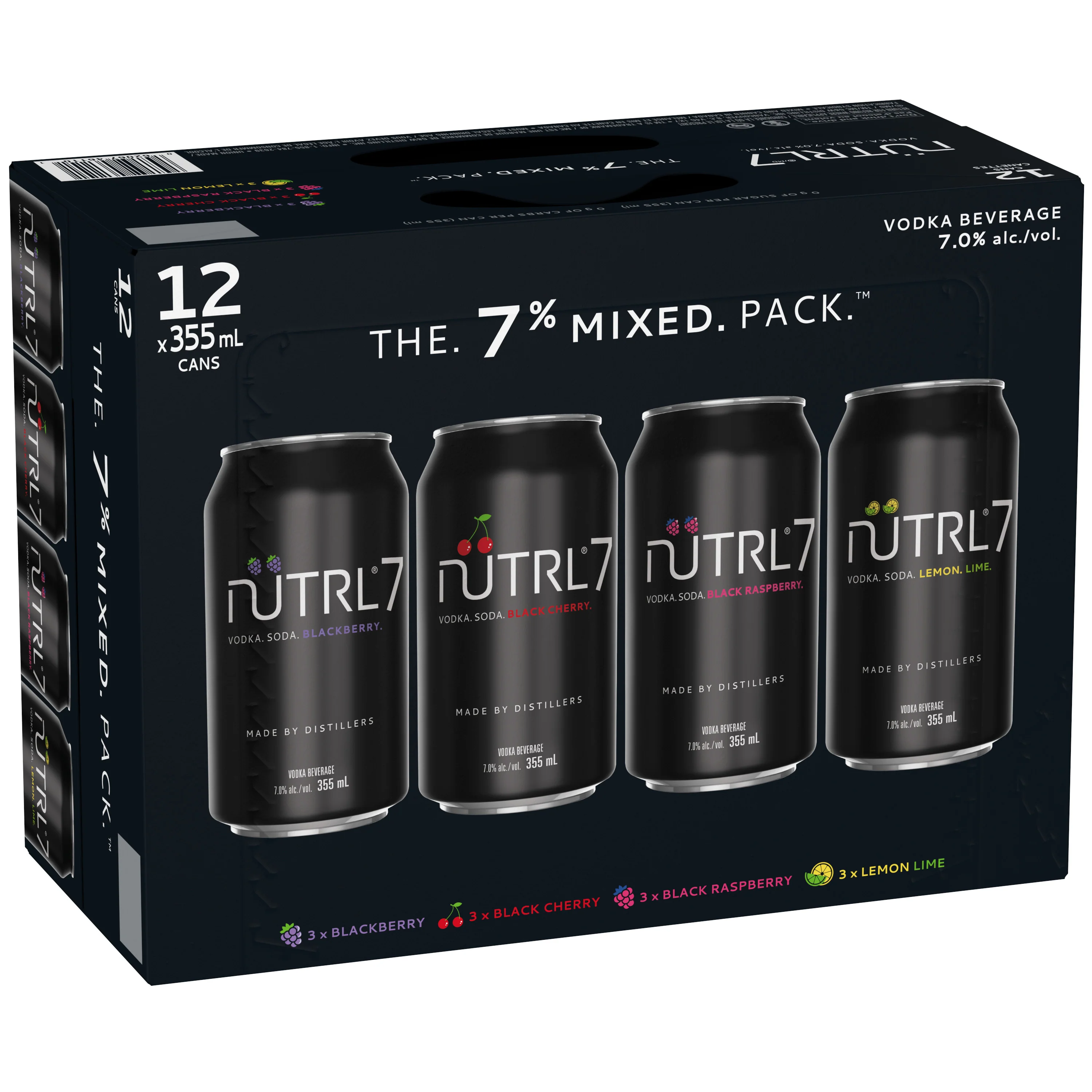 Nutrl 7% Variety Pack 12 cans