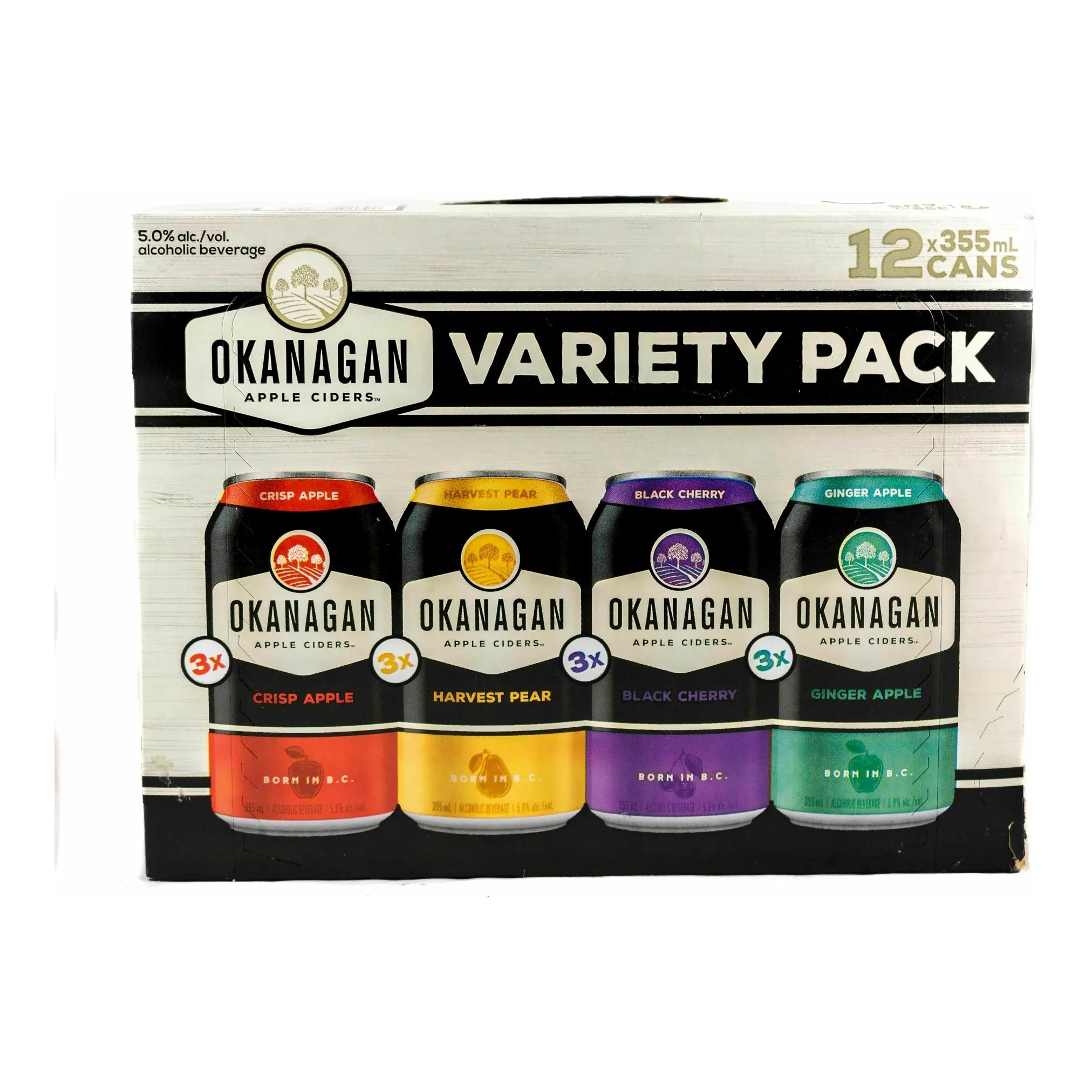 Okanagan Apple Ciders Variety Pack 12 Cans
