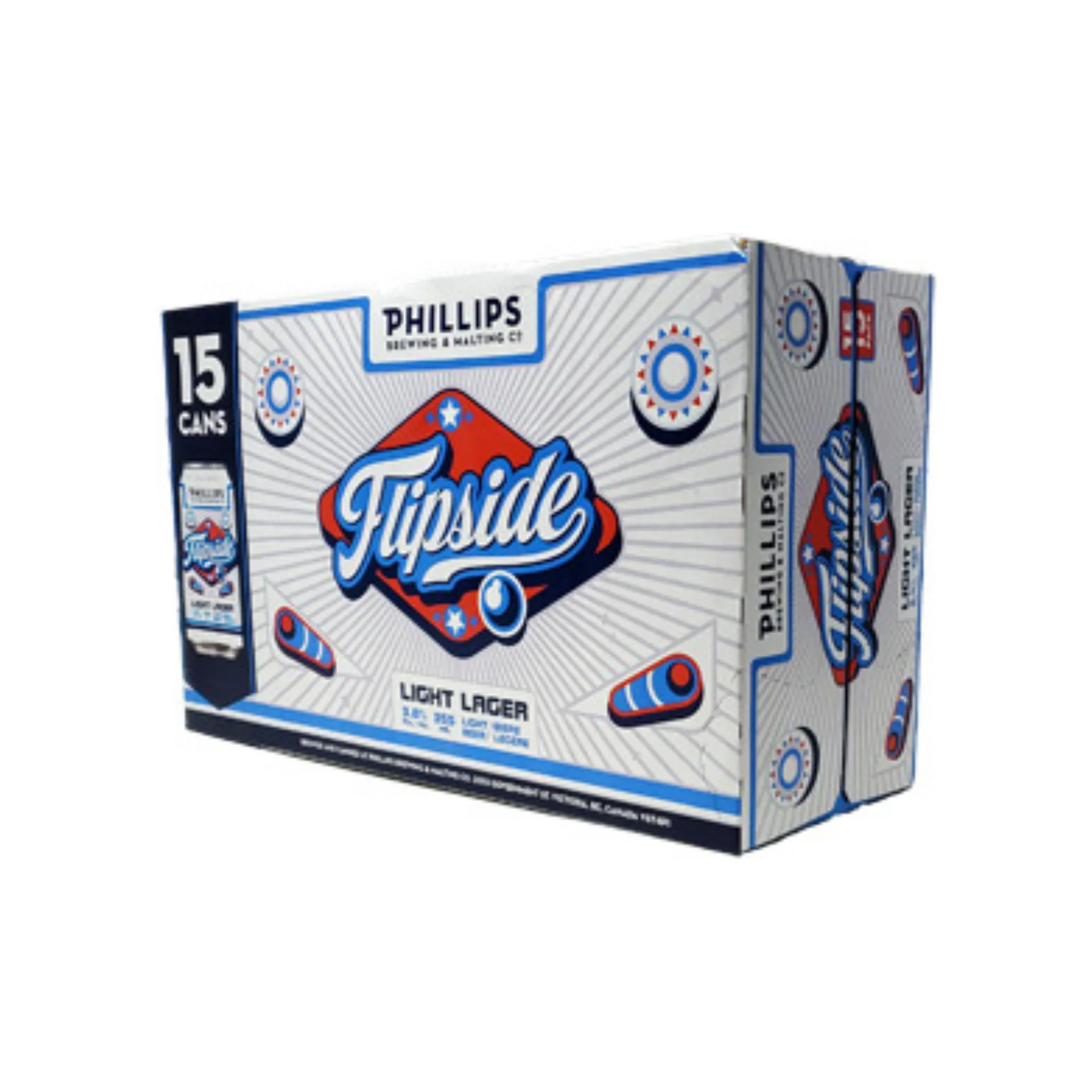 Phillips Flipside Light Lager 15pk Cans