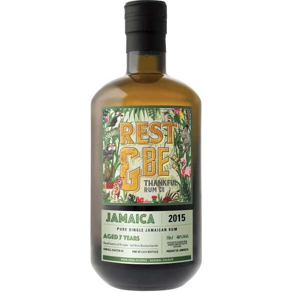Rest & Be Thankful Rum Co. Jamaica Lluidas Vale 2015 7 Year Old Pure Single Jamaican Rum
