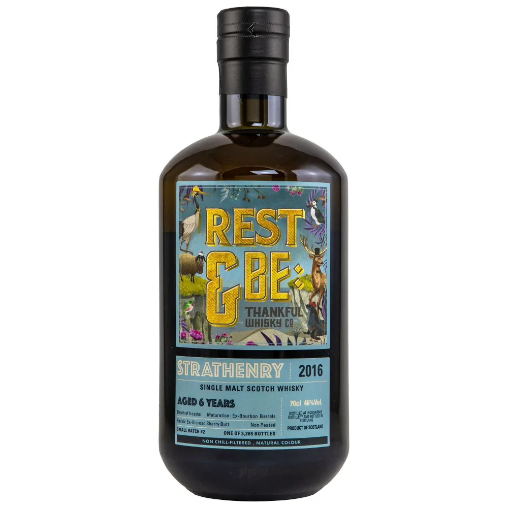 Rest & Be Thankful Strathenry 6 Year Old 2016 Small Batch 46% ABV