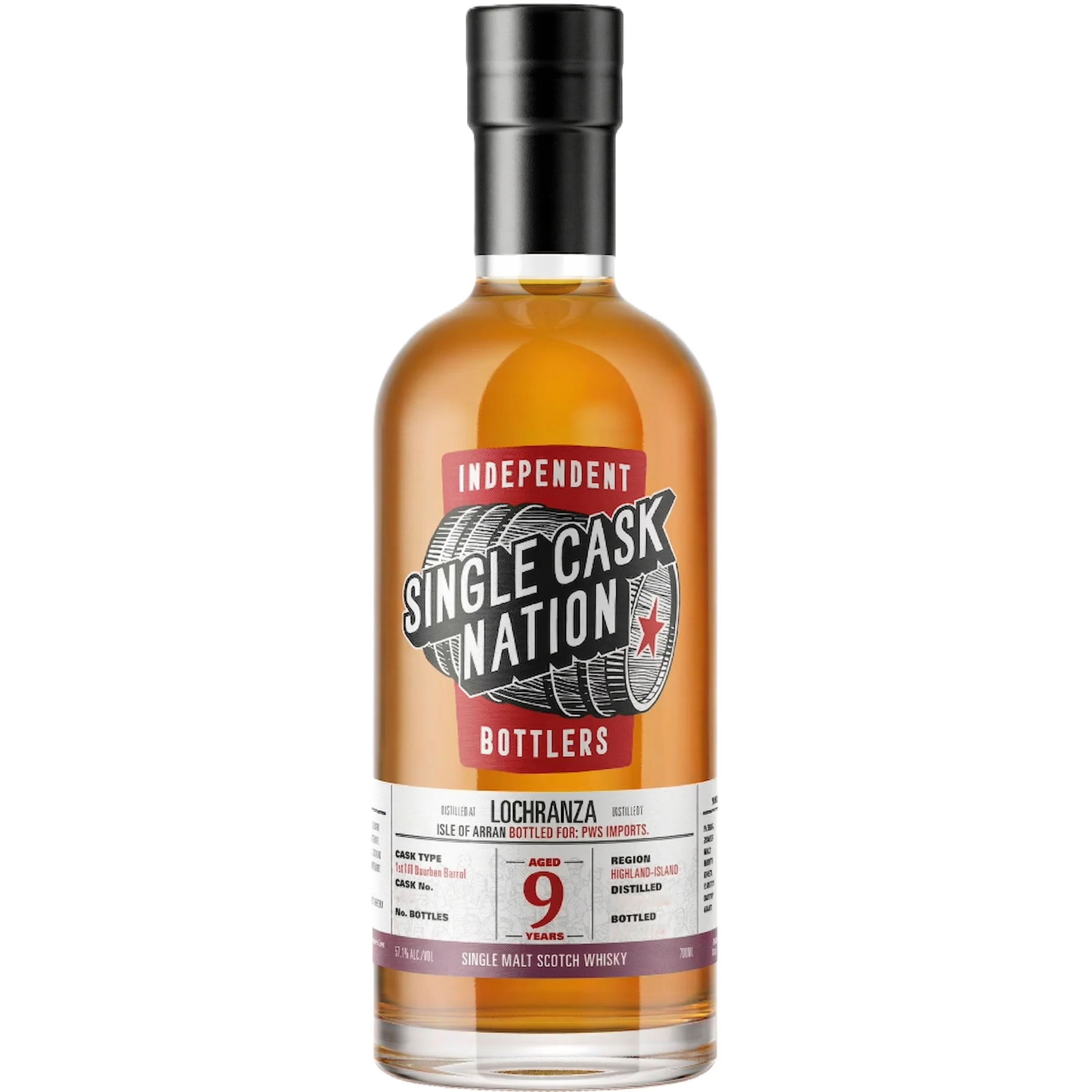 Single Cask Nation x PWS Isle of Arran Lochranza 9 Year Old