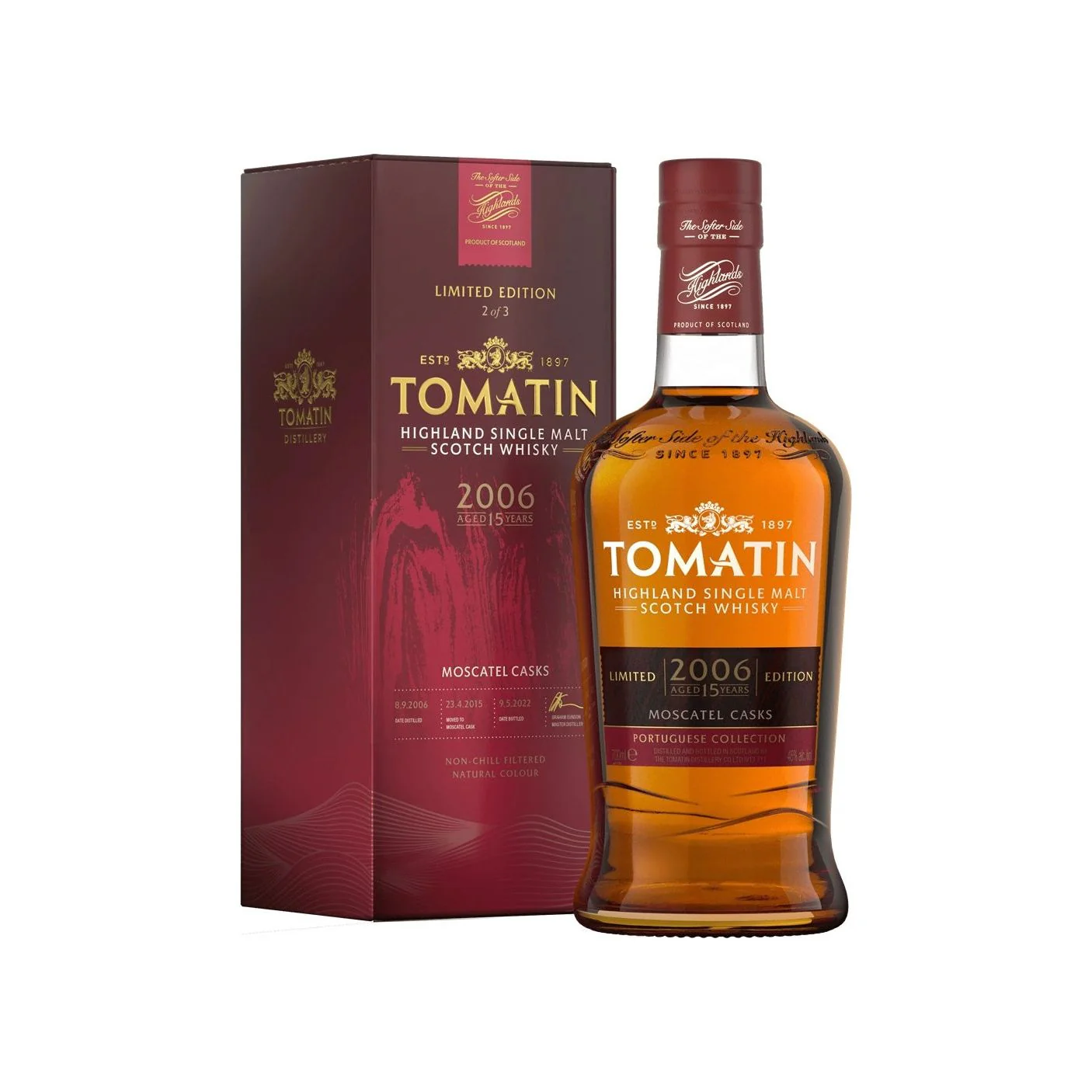 Tomatin Portuguese Collection 2006 15 Year Old Moscatel Cask