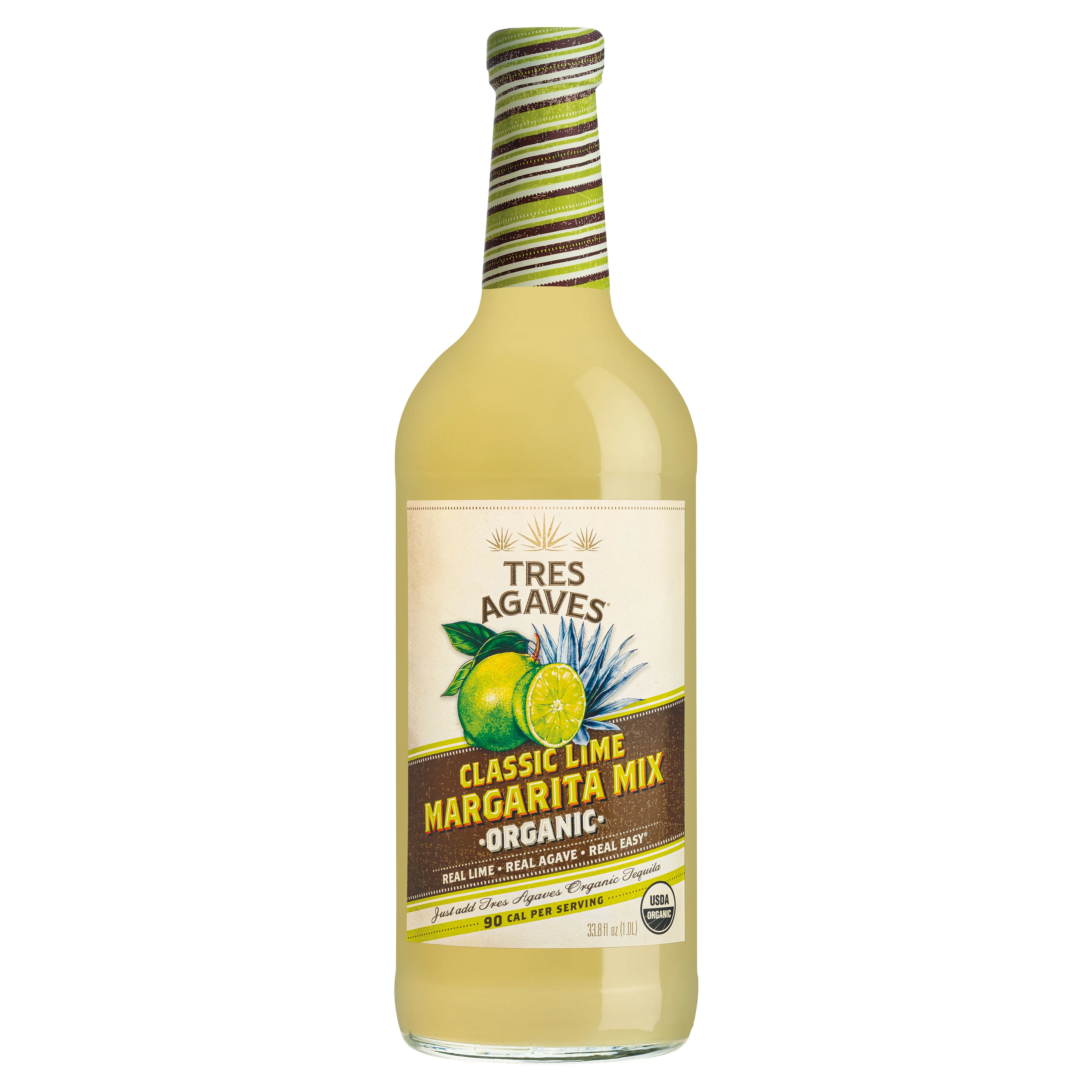 Tres Agaves Organic Lime Margarita Mix 1L