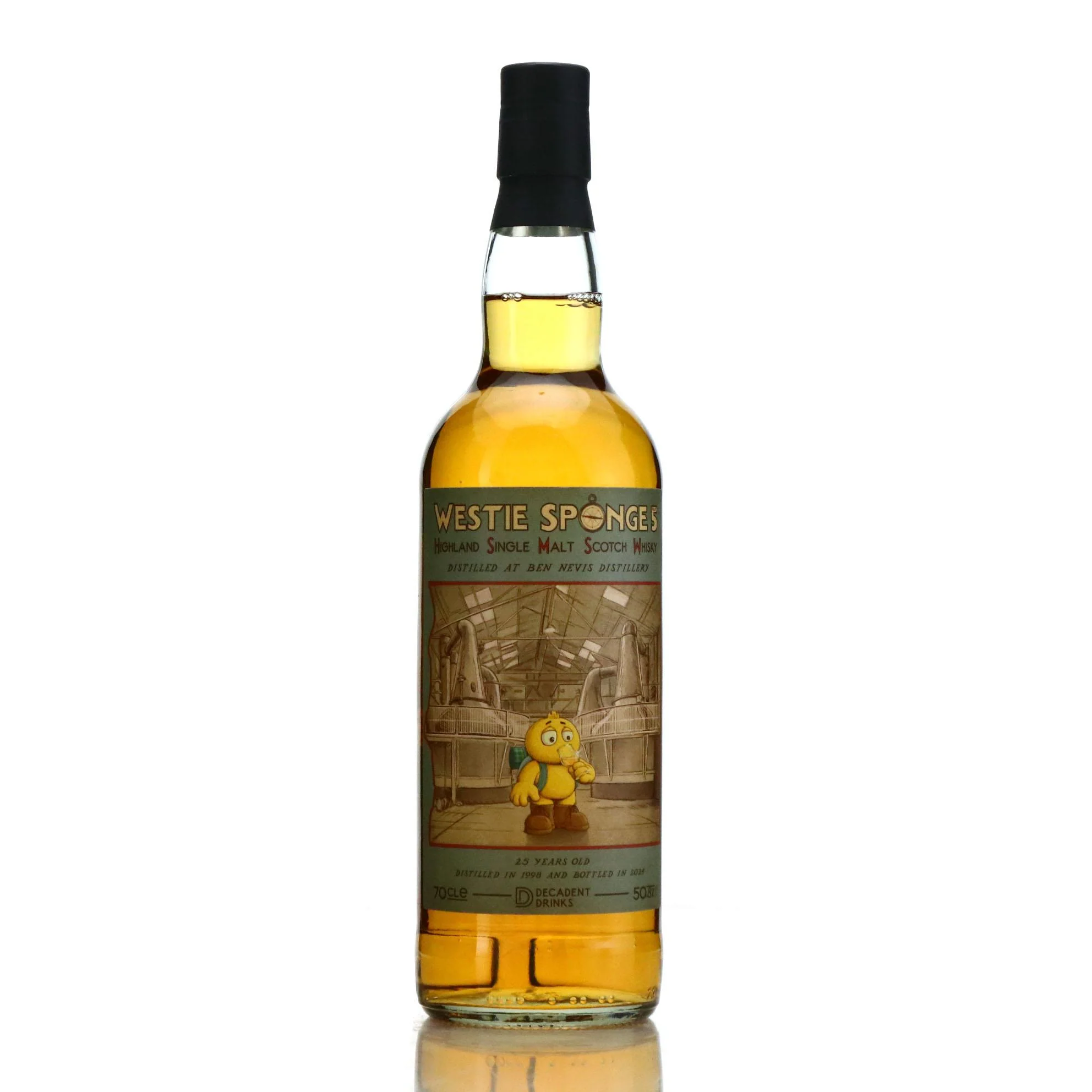 Westie Sponge Edition No.5 Ben Nevis 1998 25 Year Old 50.8% ABV