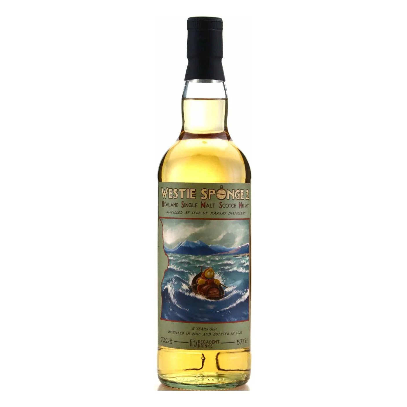Westie Sponge Edition No.2 Raasay 5 Year Old 57.1% ABV