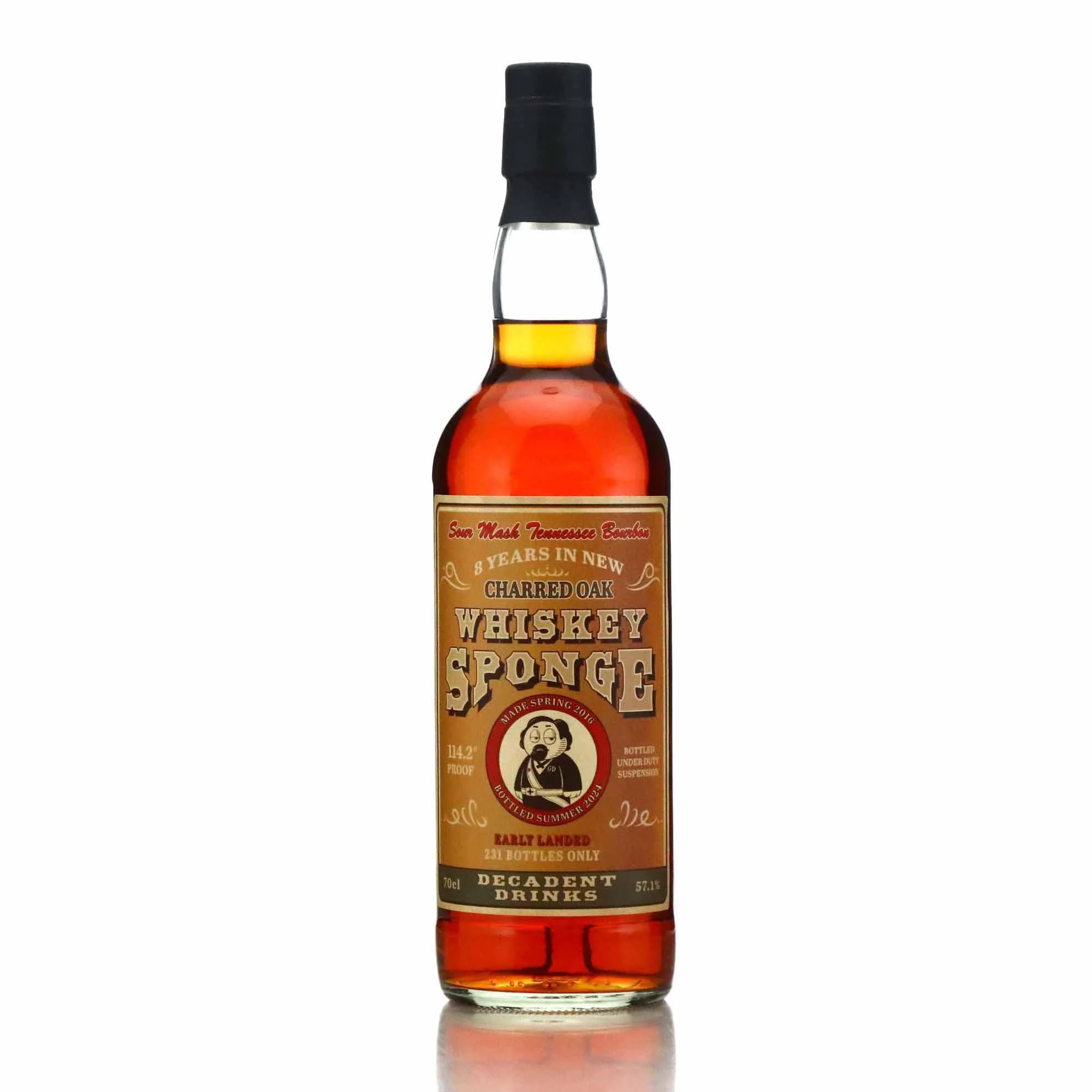 Whiskey Sponge Tennessee Bourbon 2016 8 Year Old 57.1% ABV