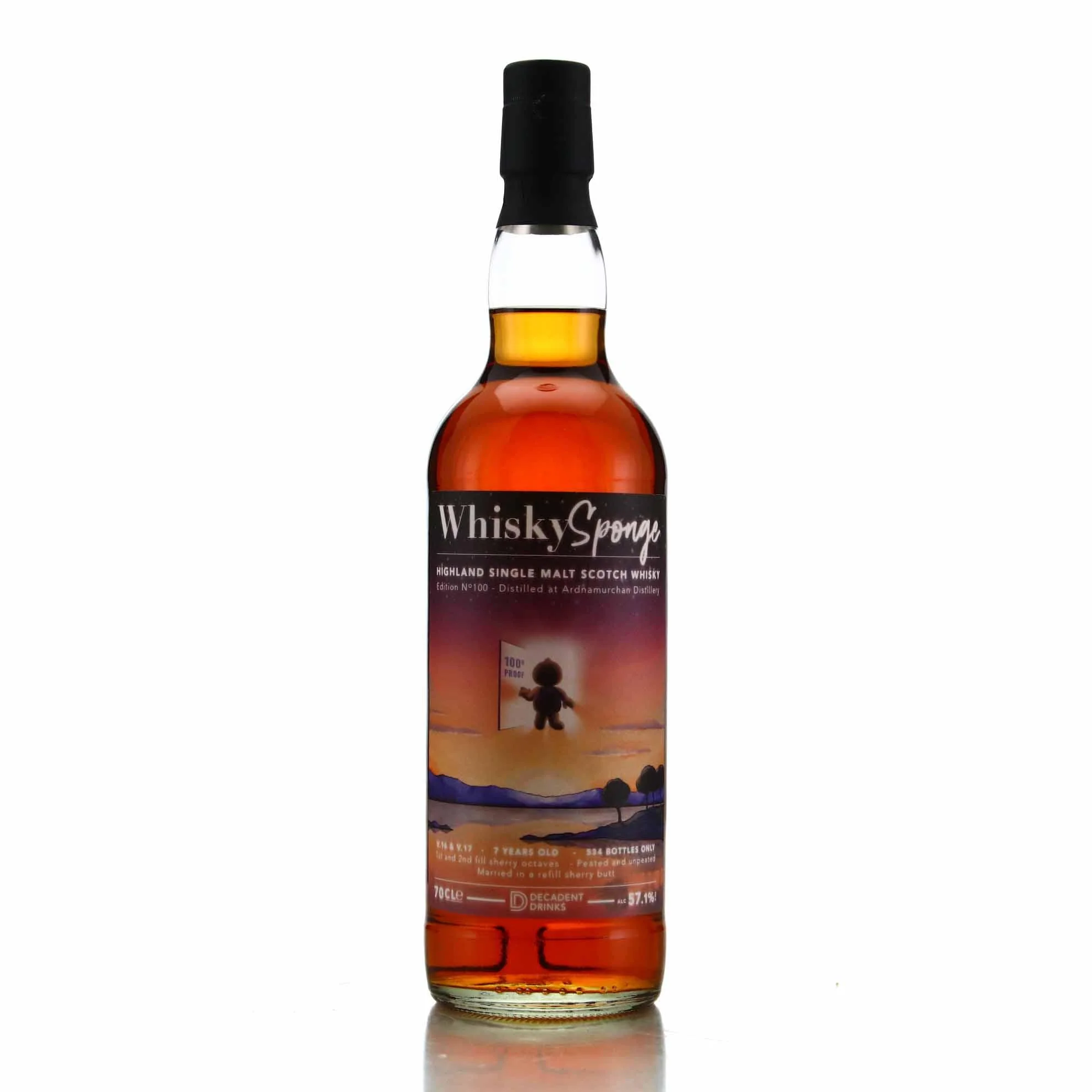 Whisky Sponge Edition No.100 Ardnamurchan 7 Year Old 57.1% ABV
