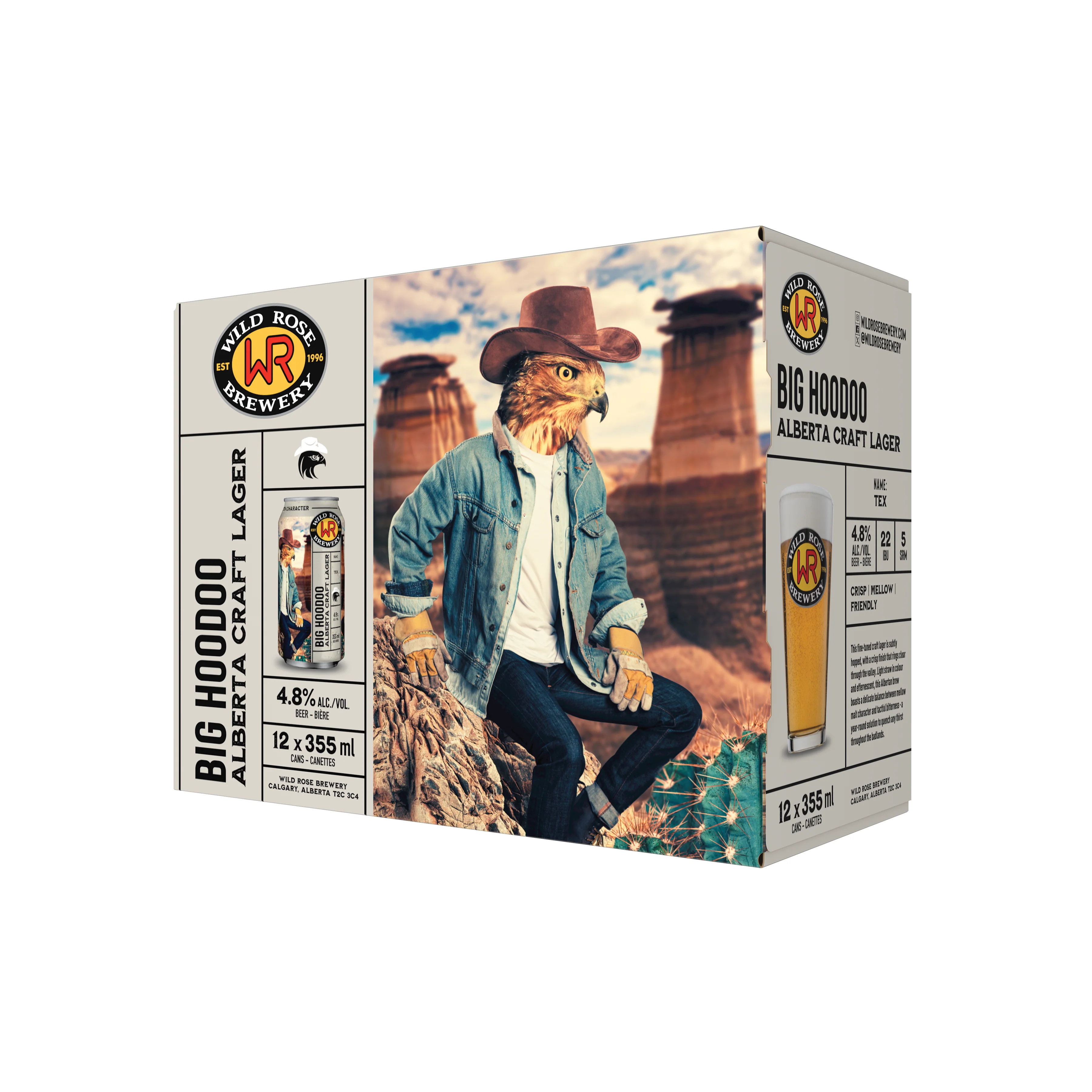 Wild Rose Big Hoodoo Craft Lager