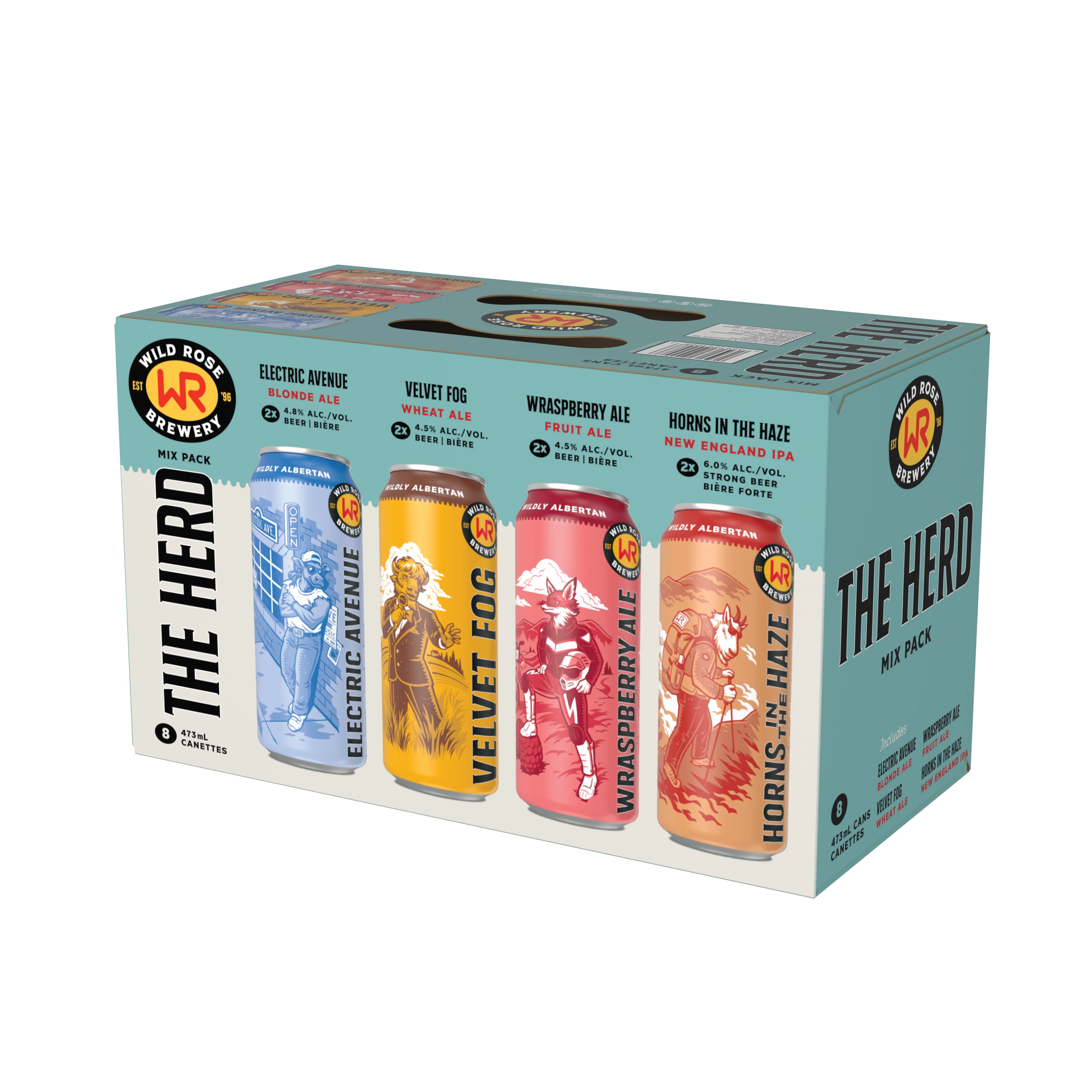 Wild Rose The Herd Mix Pack 8 Tall Cans